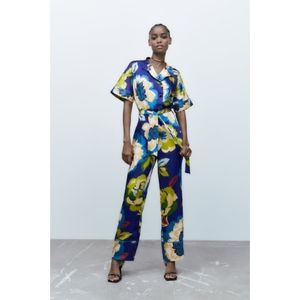 Zara floral jumpsuit